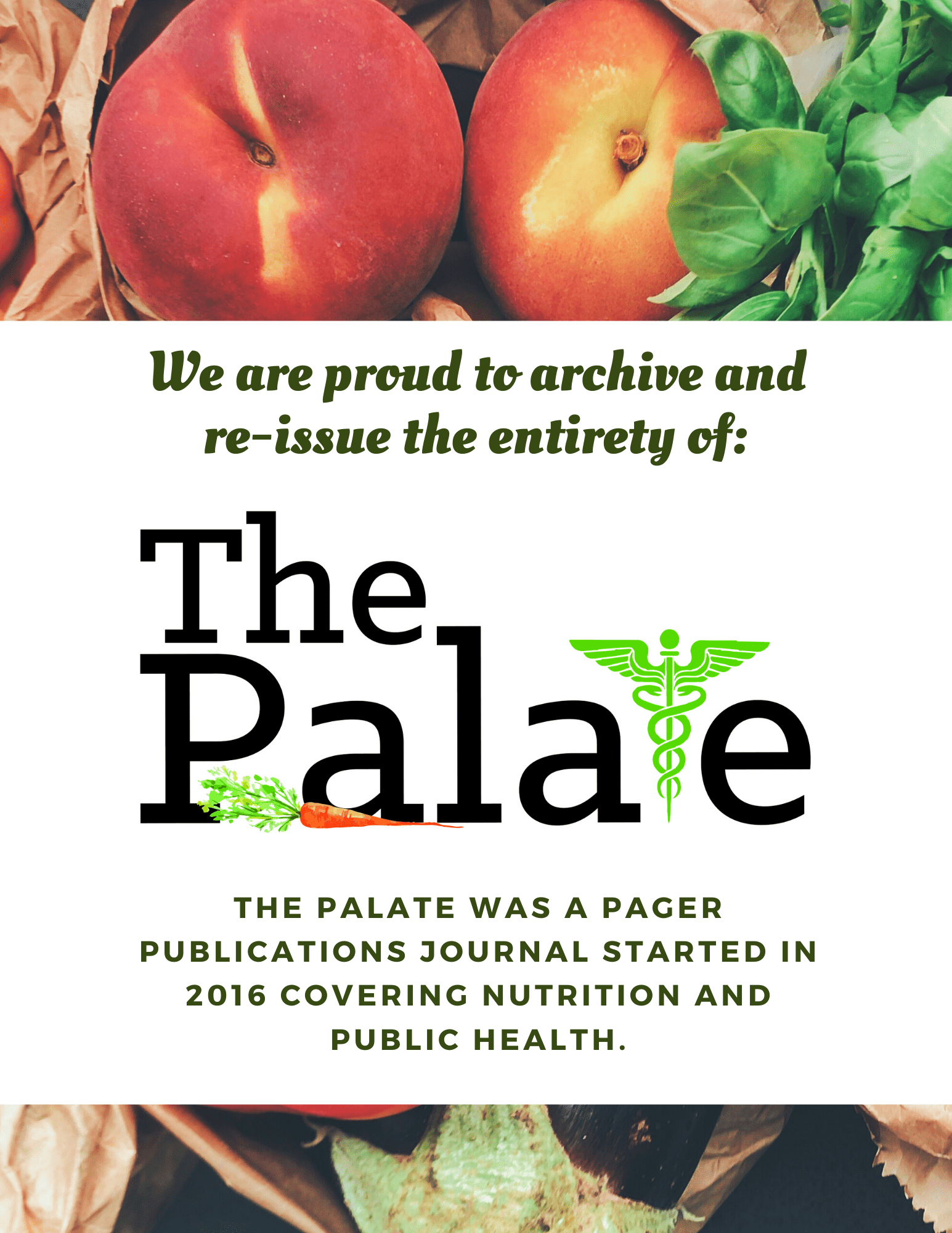Read more about the article Archive – The Palate, Nutrition and Public Health
